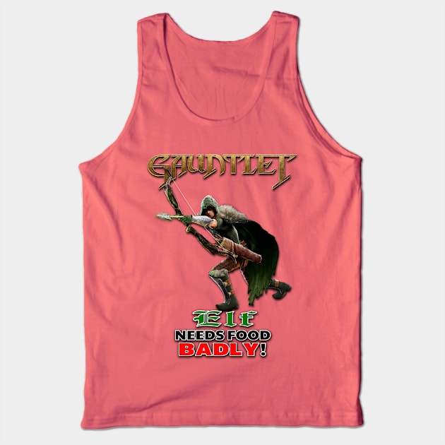 Gauntlet Elf - New Tank Top by BigOrangeShirtShop